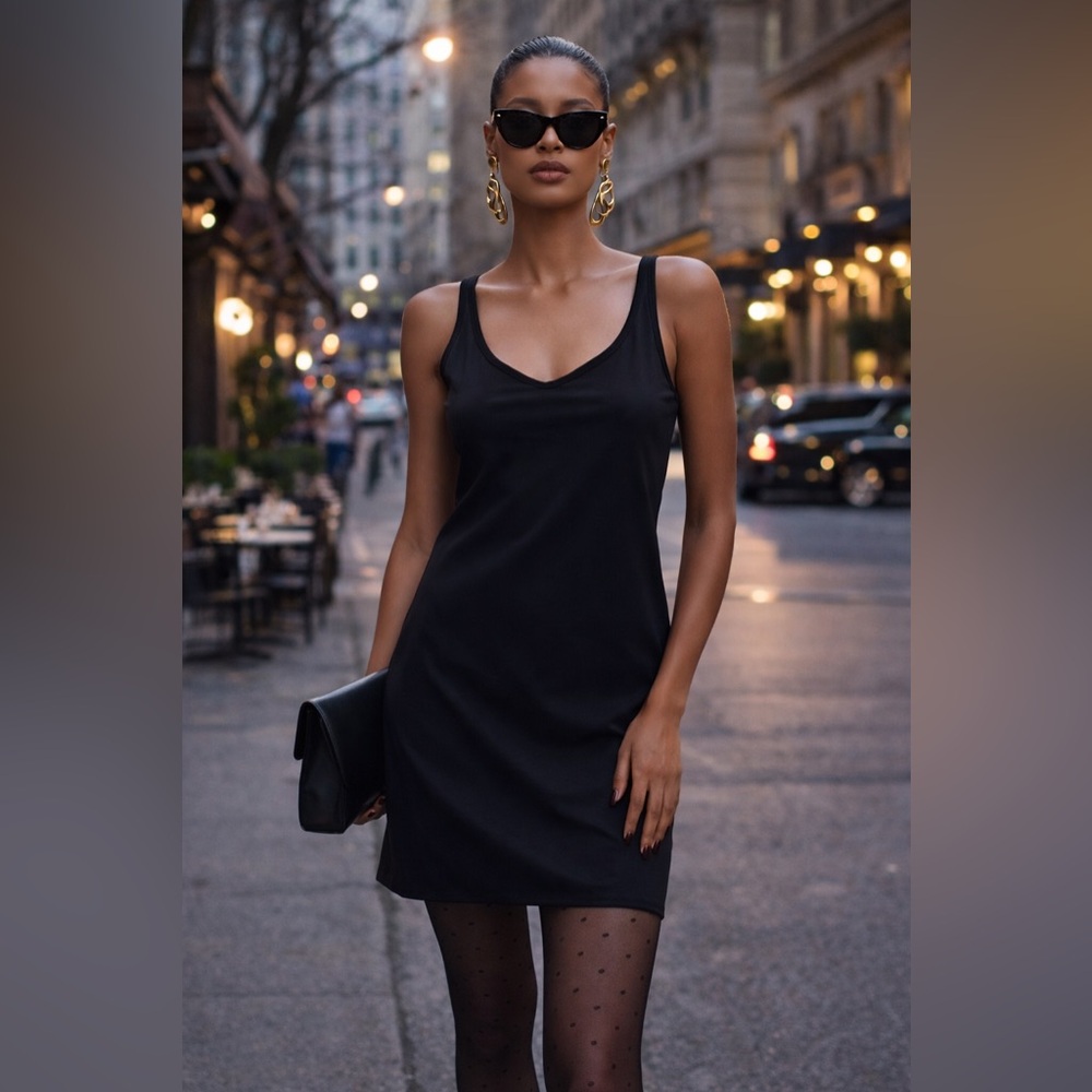 Marie Saint Pierre Black Cocktail Dress